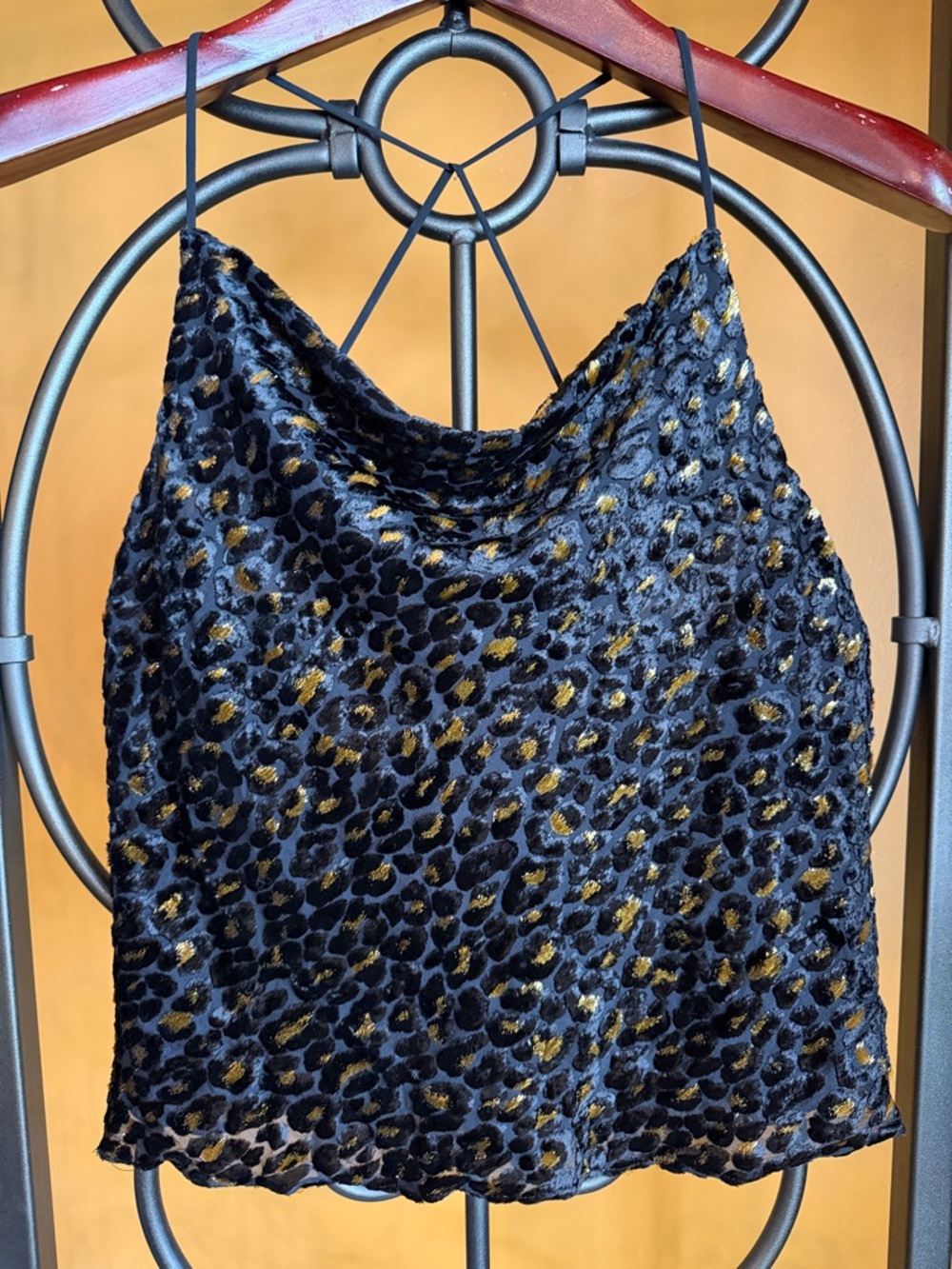 INTERMIX Gillian Velvet Top